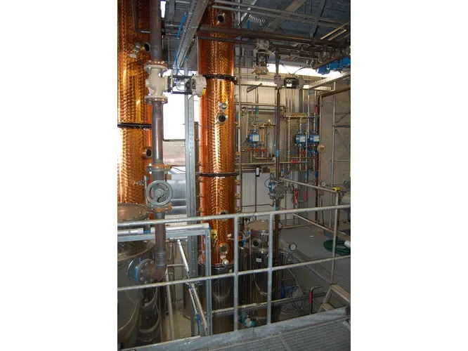 Distillation 15.000 liters/24 hours 96,3 Vol%