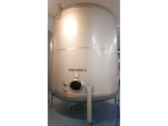 HOLVRIEKA KZE-Tank / Drucktank / Lagertank mit 48.000 Liter Inhalt aus V2A – Prüfdruck 1,43 bar / Betriebsdruck 1 bar